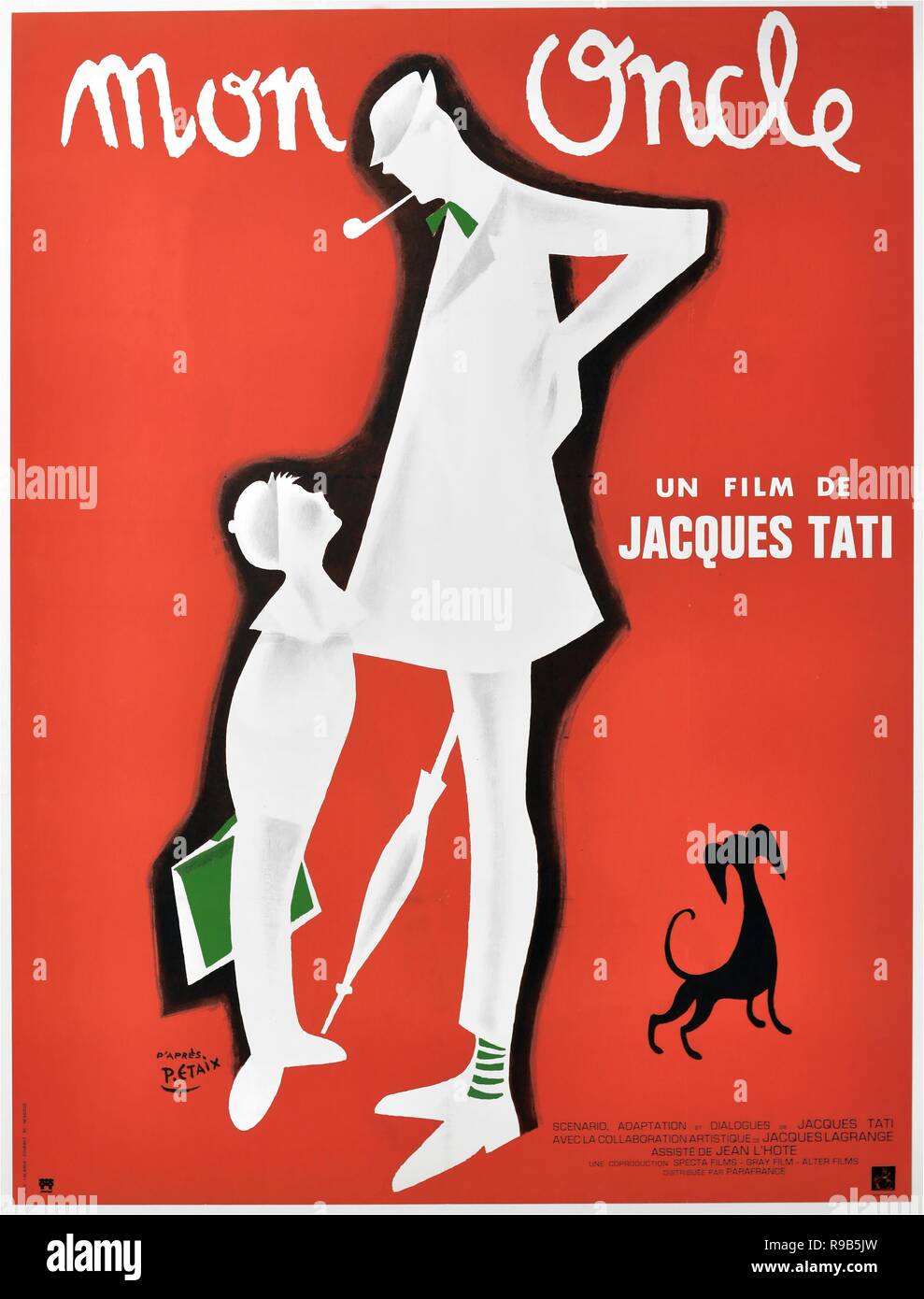 Original film title: MON ONCLE. English title: MY UNCLE. Year: 1958.  Director: JACQUES TATI Stock Photo - Alamy