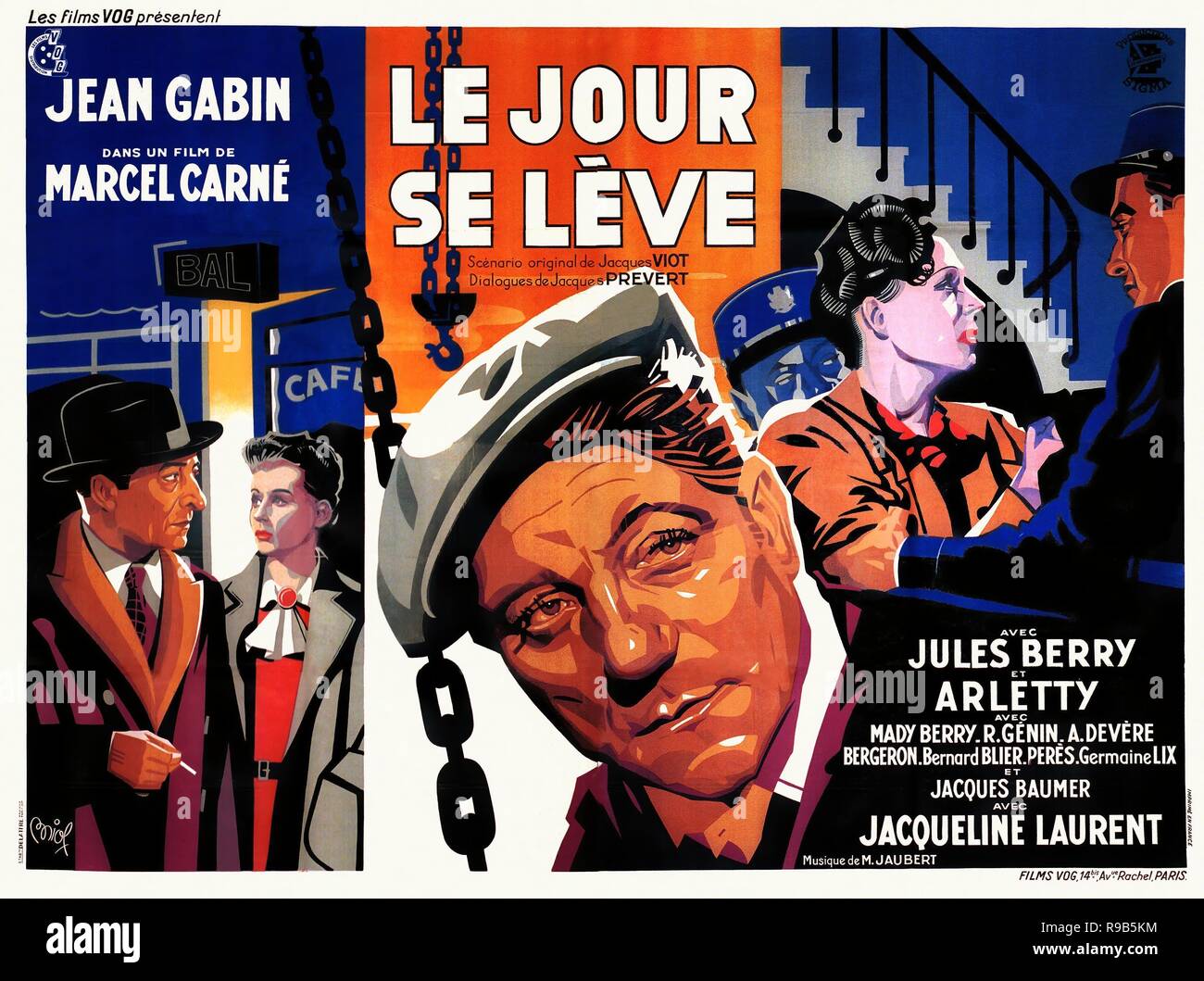 Le Jour Se Leve Daybreak  Marcel Carne, Raymond Voinquel, Jacques Prevert  Jacques Viot