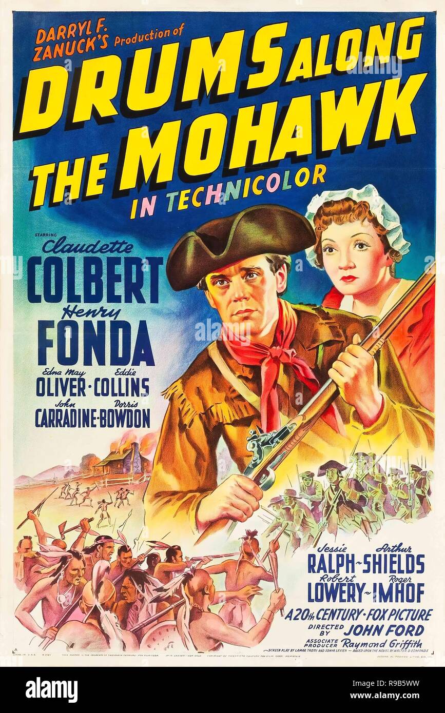 Original film title DRUMS ALONG THE MOHAWK. English title DRUMS ALONG