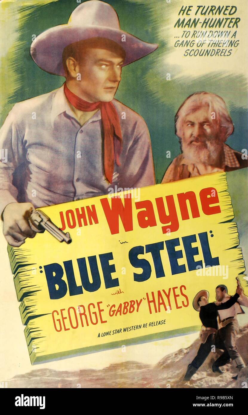 Original film title: BLUE STEEL. English title: BLUE STEEL. Year: 1934. Director: ROBERT NORTH BRADBURY. Credit: LONE STAR PRODUCTIONS/MONGRAM PICTURES / Album Stock Photo