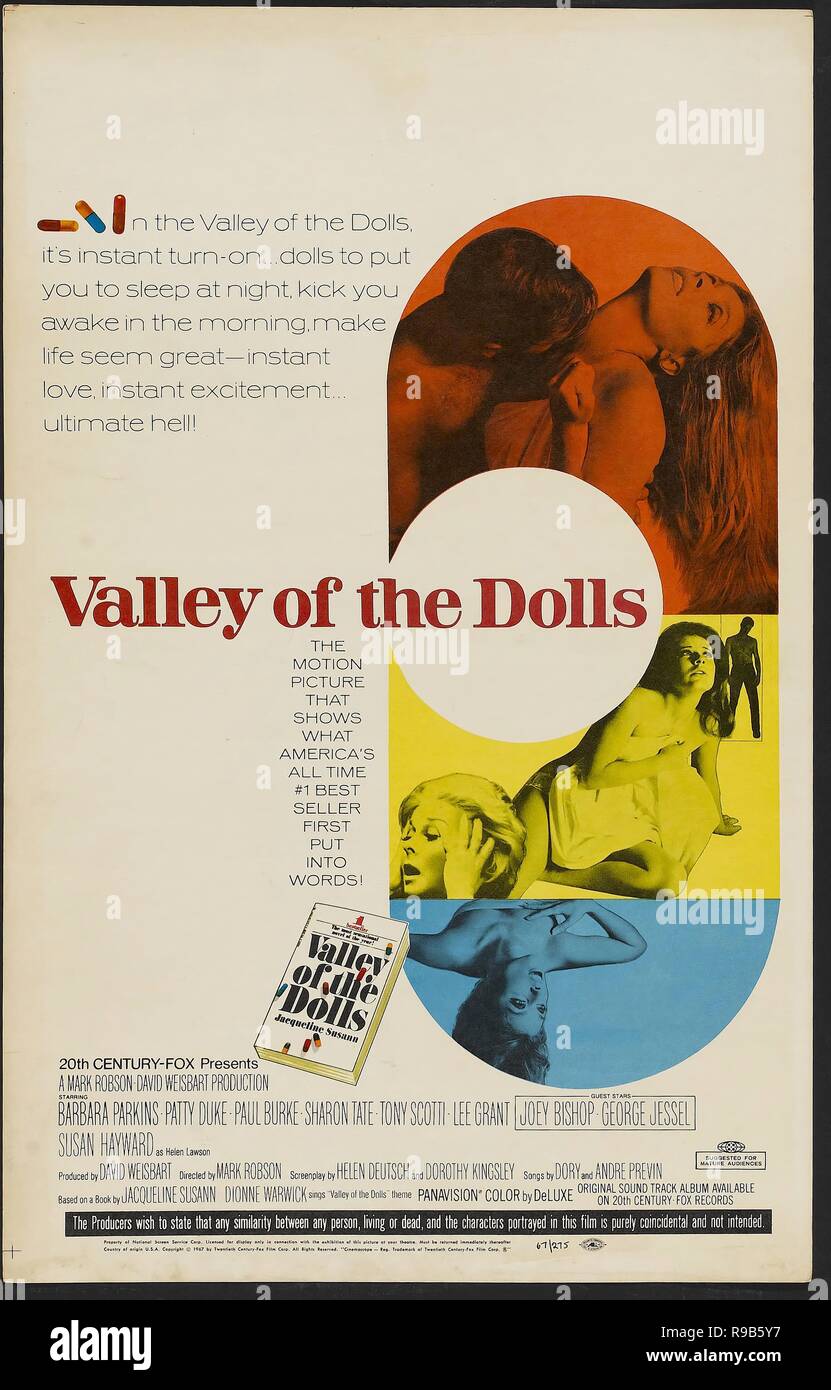 Original film title: VALLEY OF THE DOLLS. English title: VALLEY OF THE DOLLS. Year: 1967. Director: MARK ROBSON. Credit: 20TH CENTURY FOX / Album Stock Photo