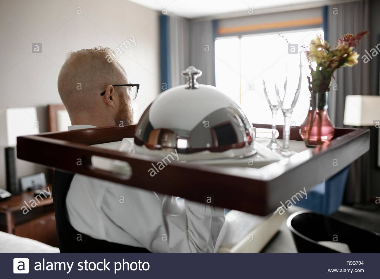 Luxury room service tray hi-res stock photography and images - Alamy