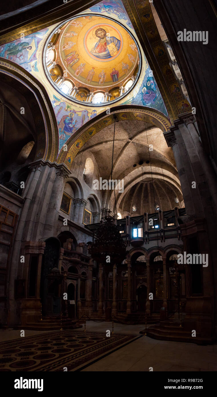 Jerusalem, Israel May 25, 2012 The Church of the Holy Sepulchre, also called the Church of