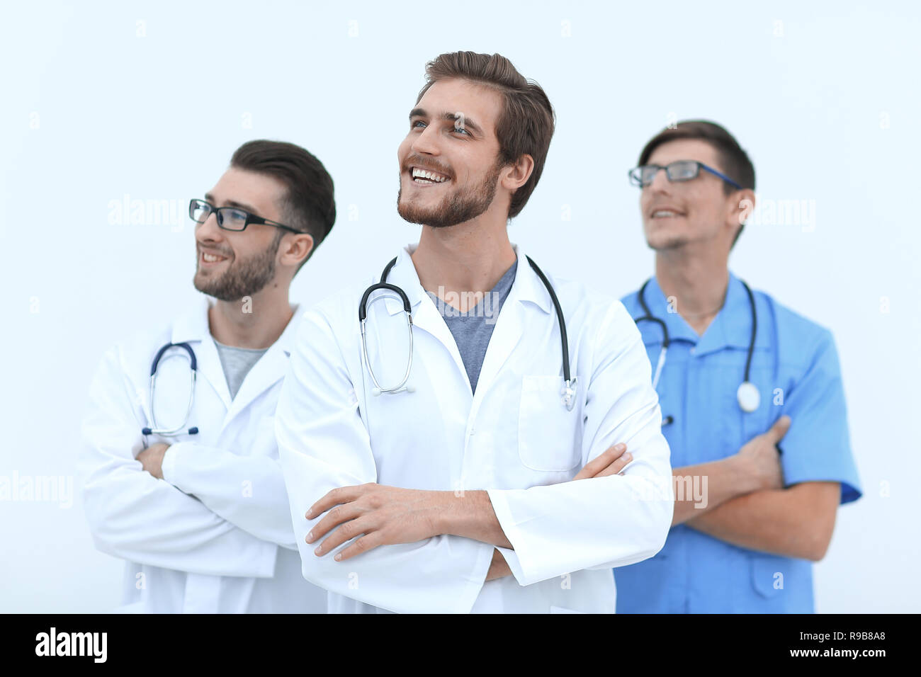 Team doctors looking copy hi-res stock photography and images - Alamy
