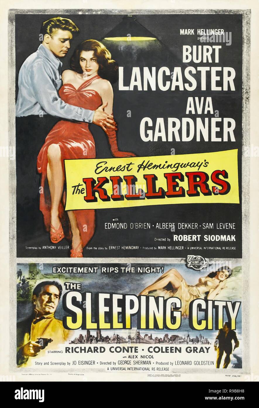 Original film title: THE KILLERS. English title: THE KILLERS. Year: 1946. Director: ROBERT SIODMAK. Credit: UNIVERSAL PICTURES / Album Stock Photo