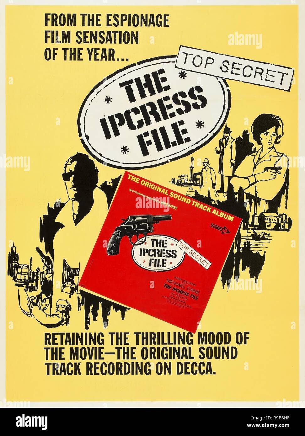 Original film title: THE IPCRESS FILE. English title: THE IPCRESS FILE. Year: 1965. Director: SIDNEY J. FURIE. Credit: RANK/UNIVERSAL / Album Stock Photo