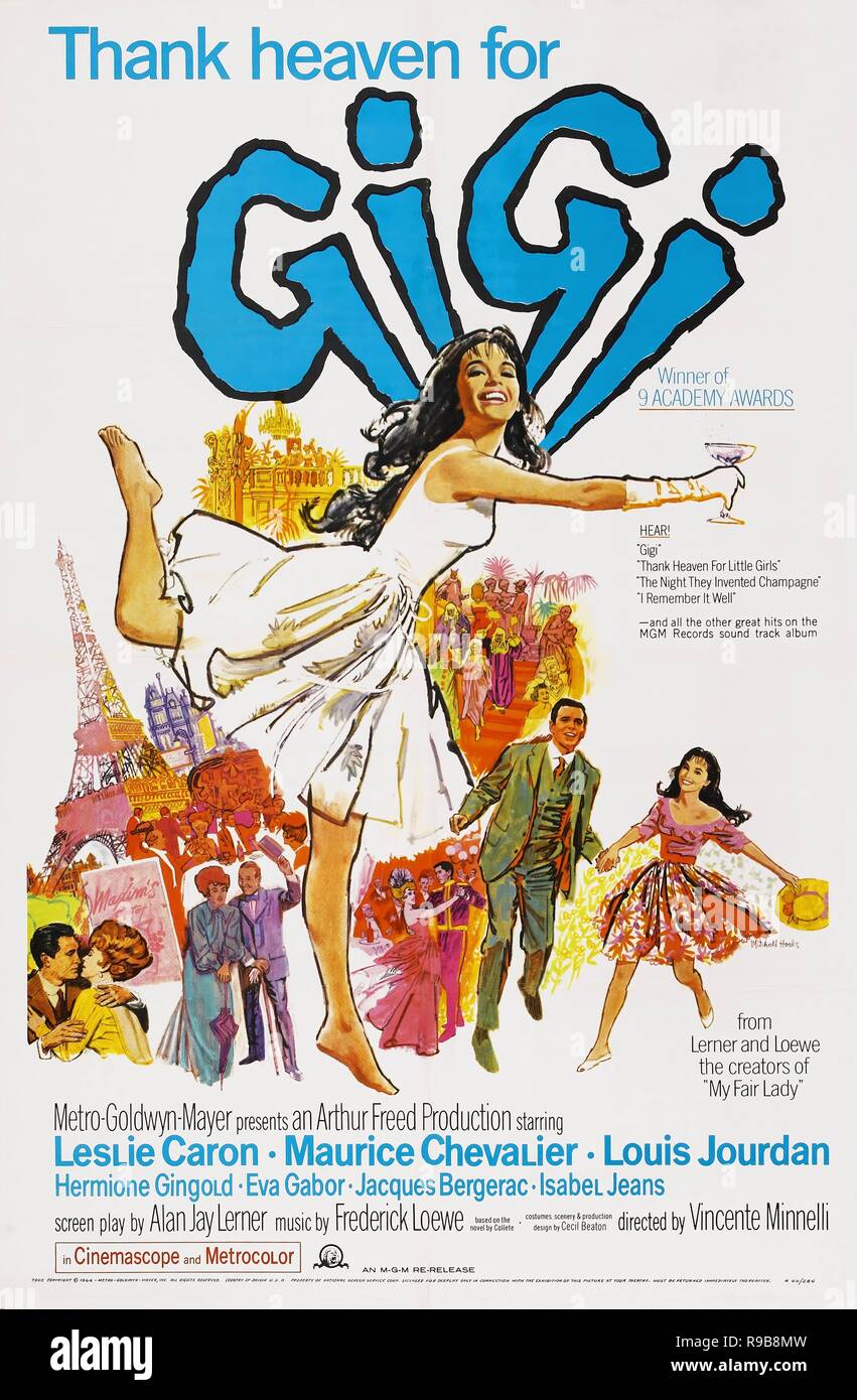 Original film title: GIGI. English title: GIGI. Year: 1958. Director