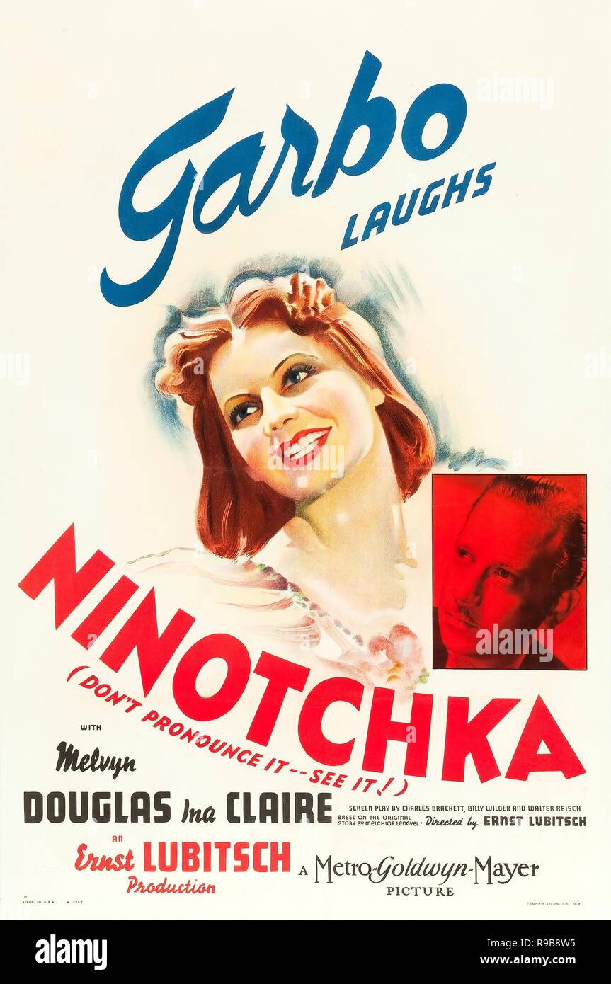 Original film title: NINOTCHKA. English title: NINOTCHKA. Year: 1939. Director: ERNST LUBITSCH. Credit: M.G.M / Album Stock Photo
