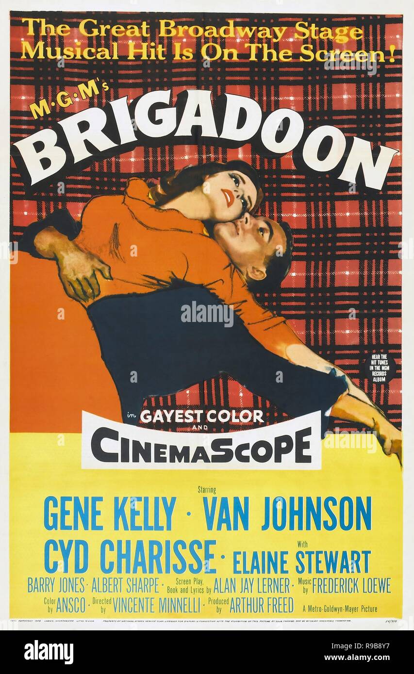 Brigadoon 1954 poster hires stock photography and images Alamy