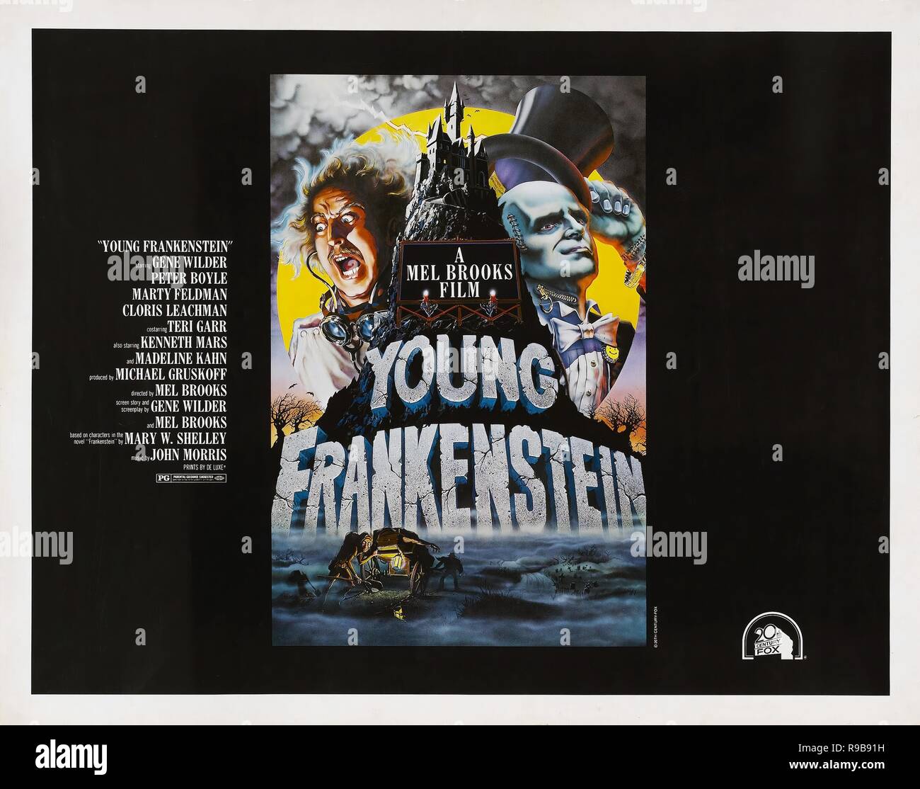 Young Frankenstein (1974) — Art of the Title