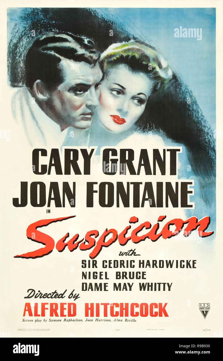 Original film title: SUSPICION. English title: SUSPICION. Year: 1941. Director: ALFRED HITCHCOCK. Credit: RKO / Album Stock Photo