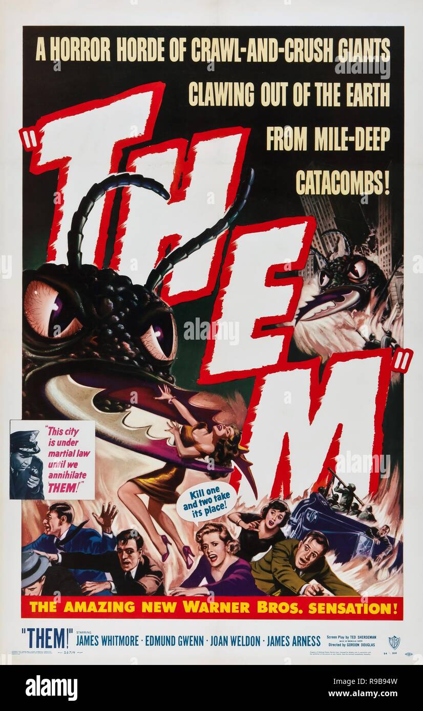 Original film title: THEM!. English title: THEM!. Year: 1954. Director: GORDON DOUGLAS. Credit: WARNER BROTHERS / Album Stock Photo