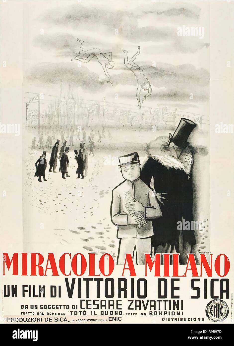 Original film title: MIRACOLO A MILANO. English title: MIRACLE IN MILAN.  Year: 1950. Director: VITTORIO DE SICA. Credit: PRODUZIONI DE SICA / Album  Stock Photo - Alamy