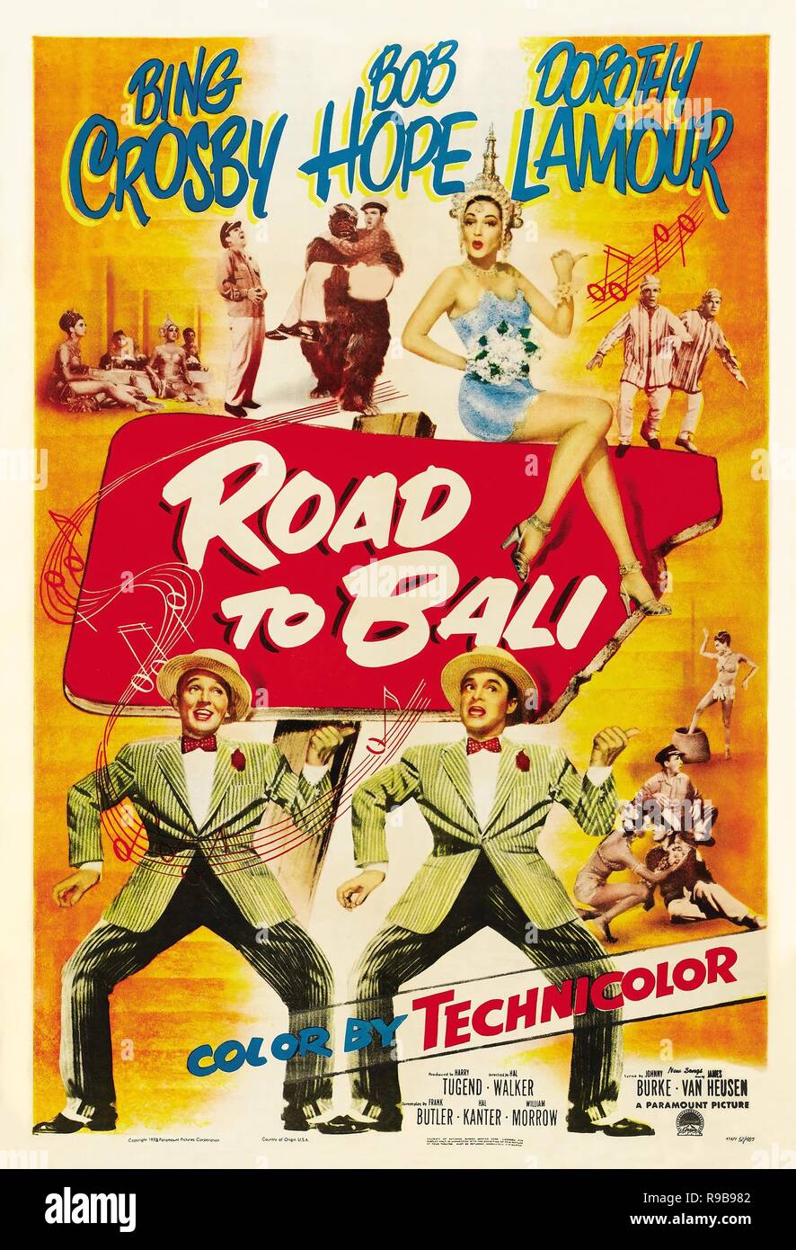 Original film title: ROAD TO BALI. English title: ROAD TO BALI. Year: 1952. Director: HAL WALKER. Credit: PARAMOUNT PICTURES / Album Stock Photo