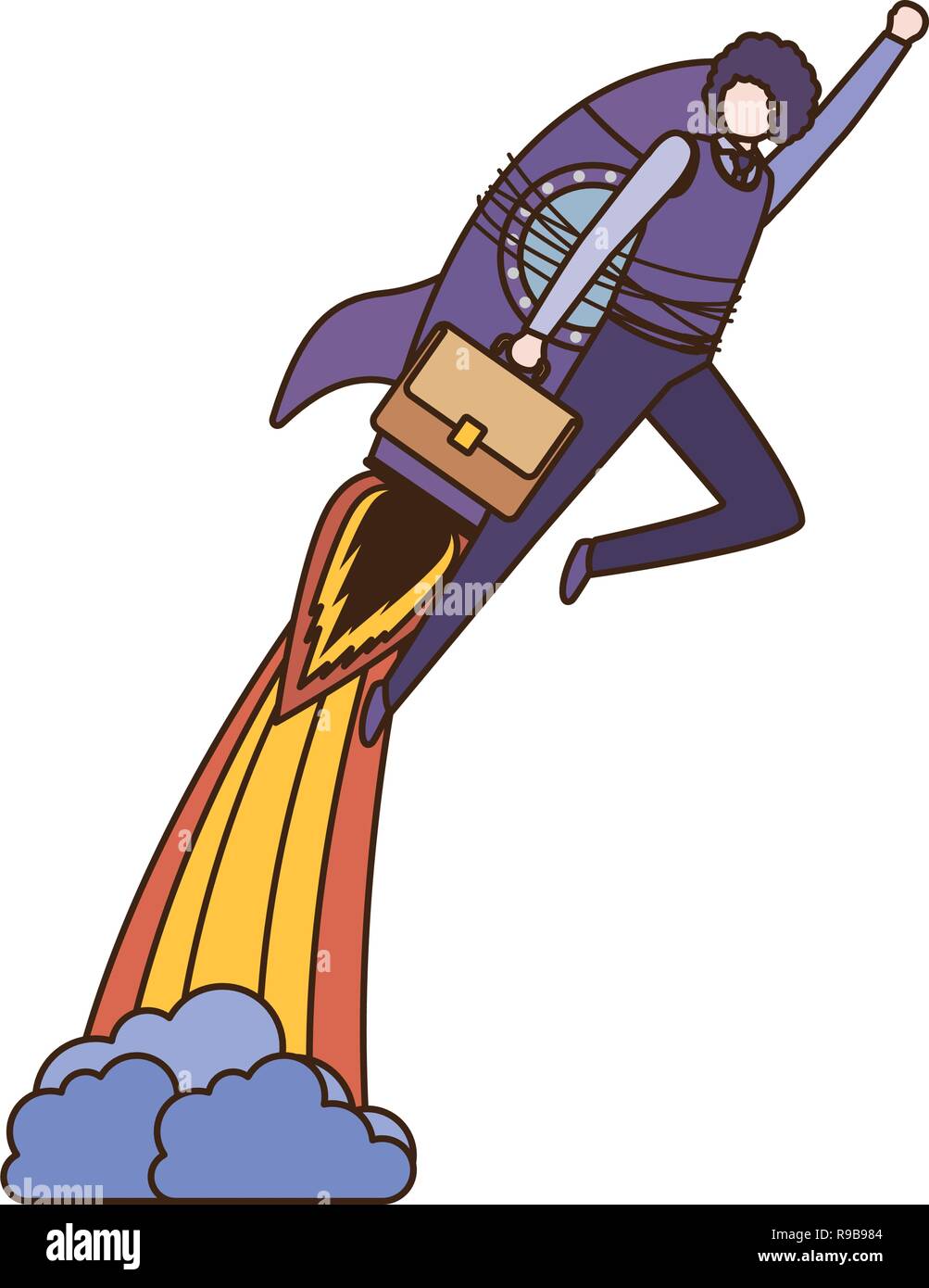 Businessman rocket avatar character hi-res stock photography and images ...