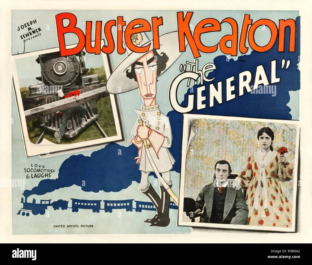 File:Buster Keaton in The General; poster.jpg - Wikimedia Commons