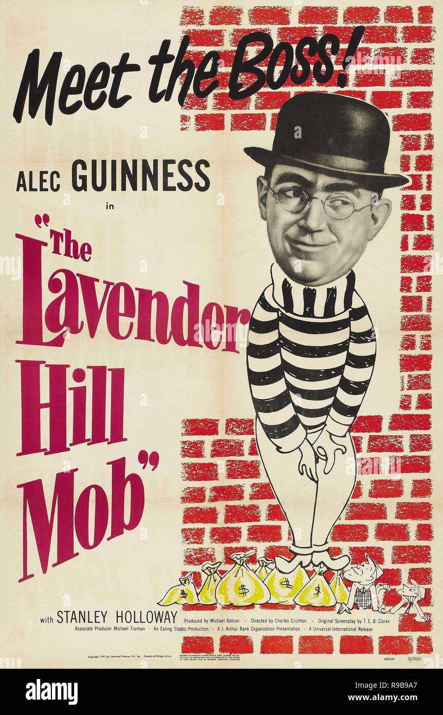 Original film title: THE LAVENDER HILL MOB. English title: THE LAVENDER HILL MOB. Year: 1951. Director: CHARLES CRICHTON. Credit: EALING STUDIOS / Album Stock Photo