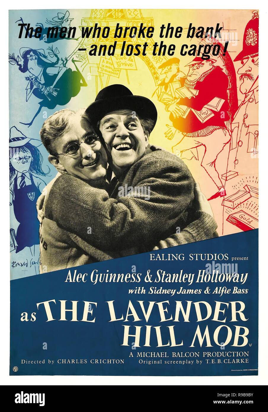 Original film title: THE LAVENDER HILL MOB. English title: THE LAVENDER HILL MOB. Year: 1951. Director: CHARLES CRICHTON. Credit: EALING STUDIOS / Album Stock Photo