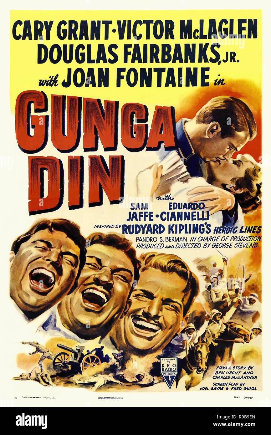 Original film title: GUNGA DIN. English title: GUNGA DIN. Year: 1939. Director: GEORGE STEVENS. Credit: RKO / Album Stock Photo