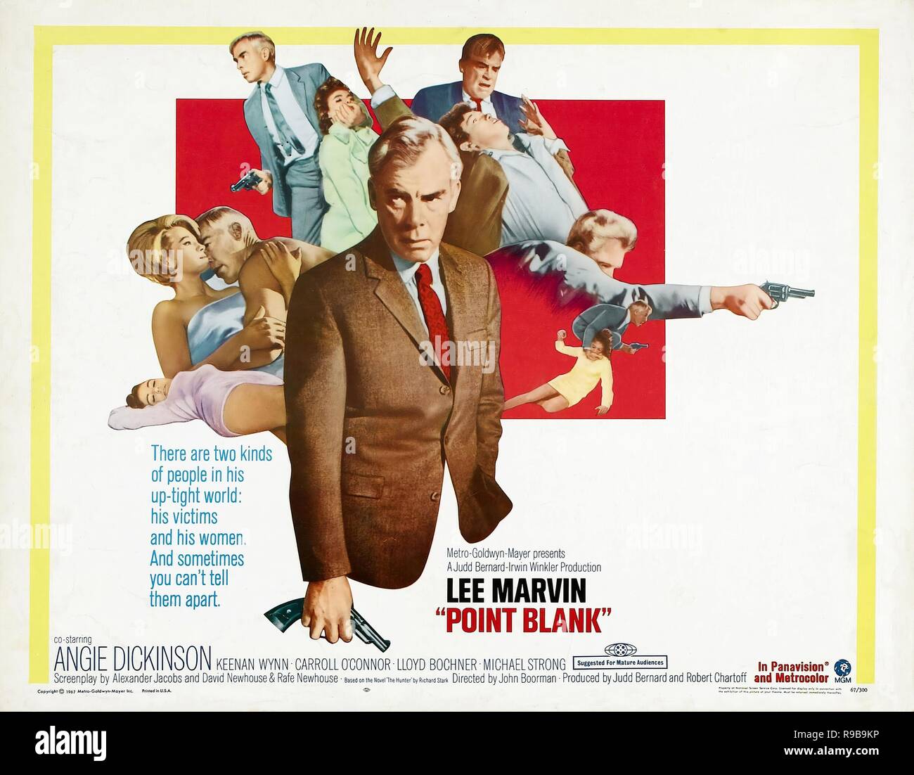 Original film title: POINT BLANK. English title: POINT BLANK. Year: 1967.  Director: JOHN BOORMAN. Credit: M.G.M / Album Stock Photo - Alamy