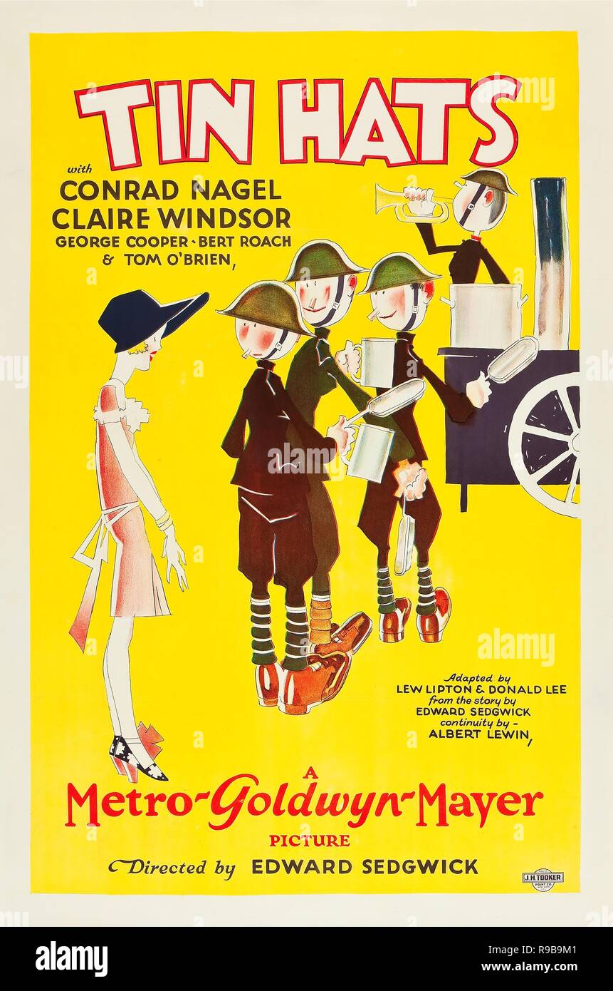 Original film title: TIN HATS. English title: TIN HATS. Year: 1926. Director: EDWARD SEDGWICK. Credit: METRO GOLDWYN MAYER / Album Stock Photo