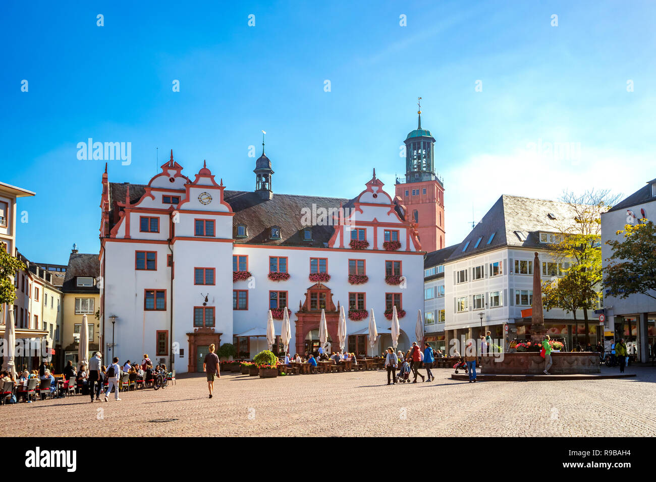 Old City hall, Darmstadt, Germany Stock Photo
