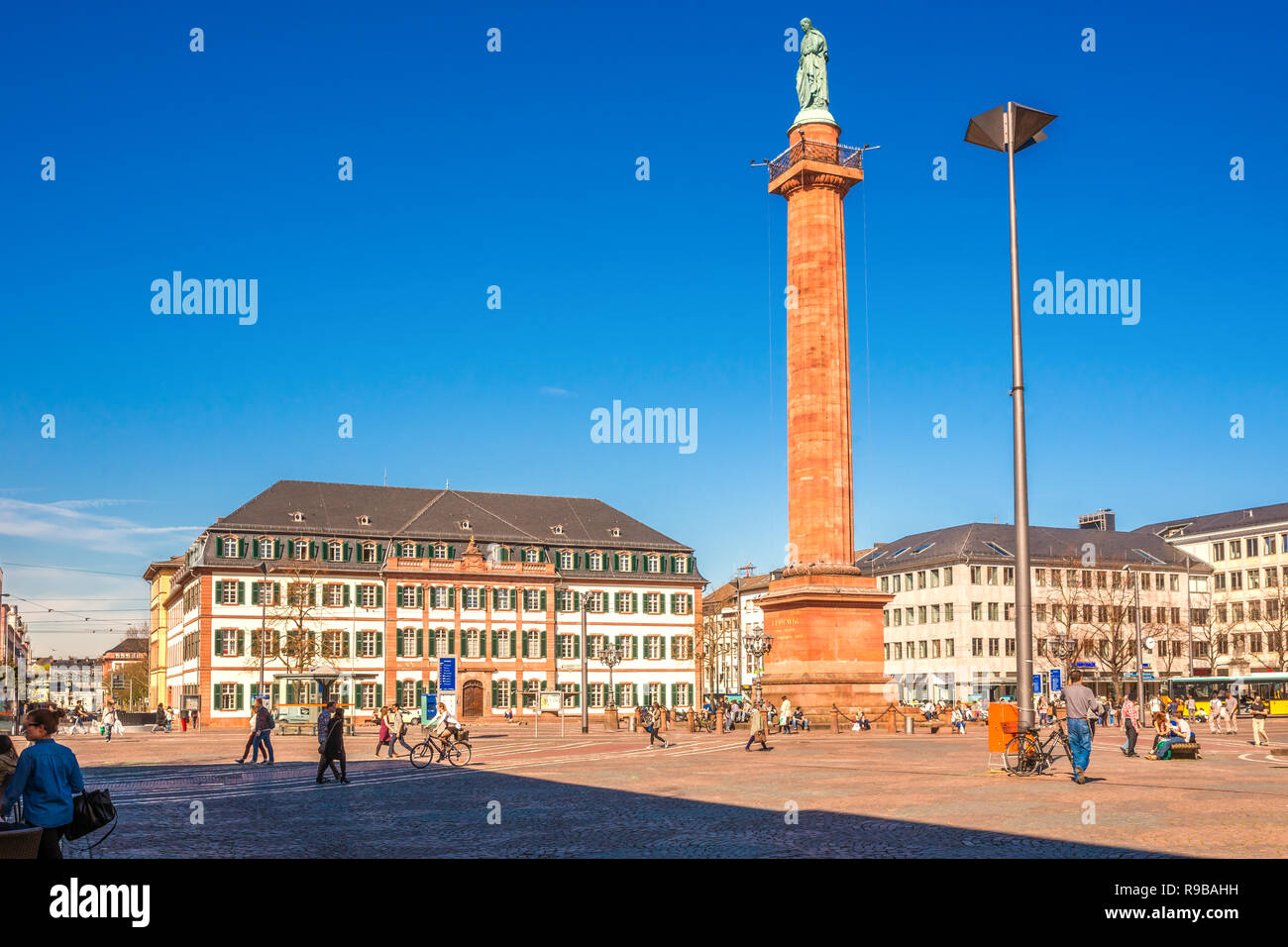 Darmstadt Luisenplatz, Germany Stock Photo Alamy