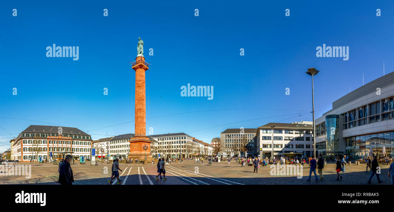 Darmstadt Luisenplatz, Germany Stock Photo - Alamy