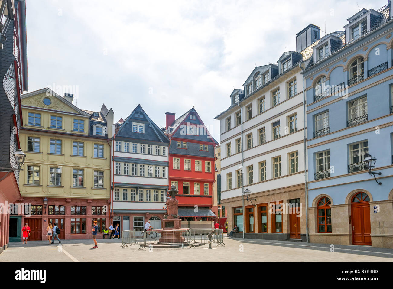 New historical City of Frankfurt am Main, Germany Stock Photo