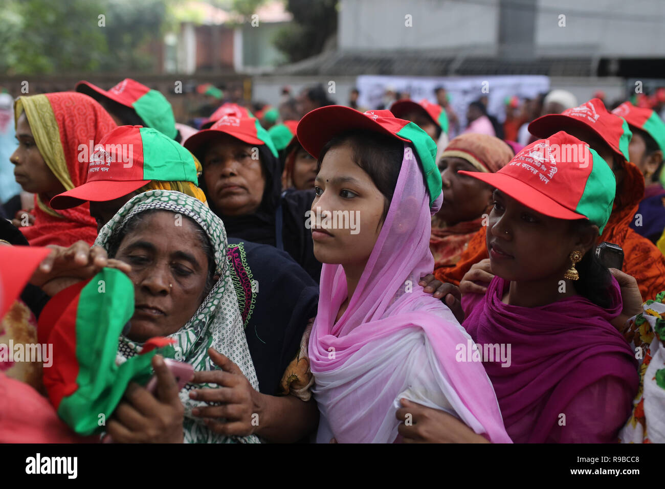 Dhaka, Bangladesh. Supporters Of Ruling Party Bangladesh Awami League ...