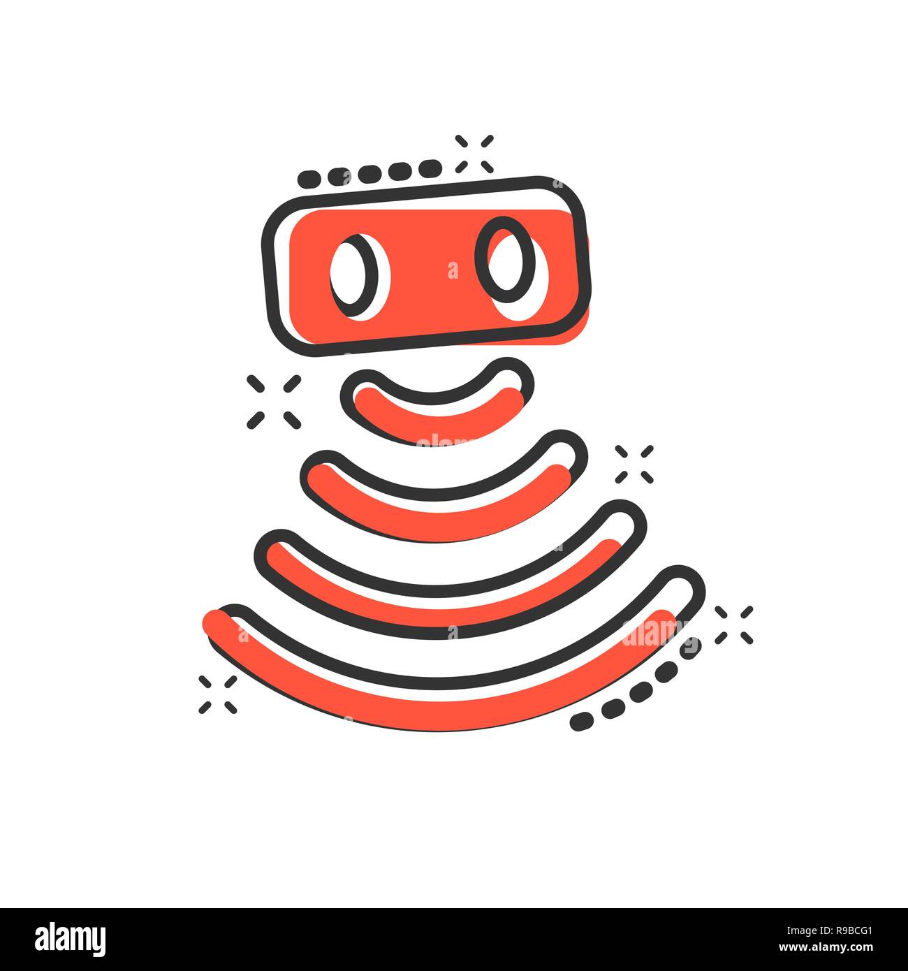 Motion Sensor Icon Vector Vectors Stock Photos & Motion Sensor Icon