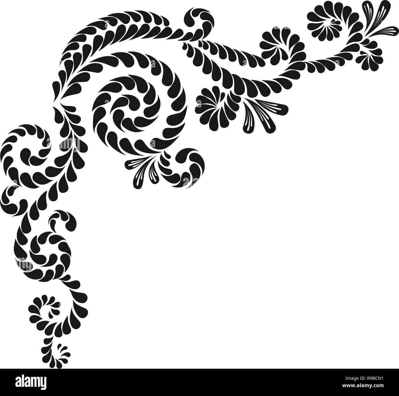 Vintage decorative calligraphic element Stock Vector Image & Art - Alamy