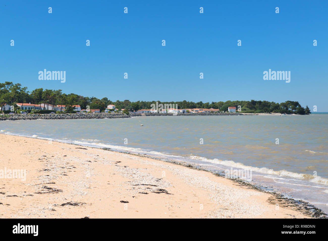 Village Rivedoux plage at island Ile de Re in France Stock Photo Alamy