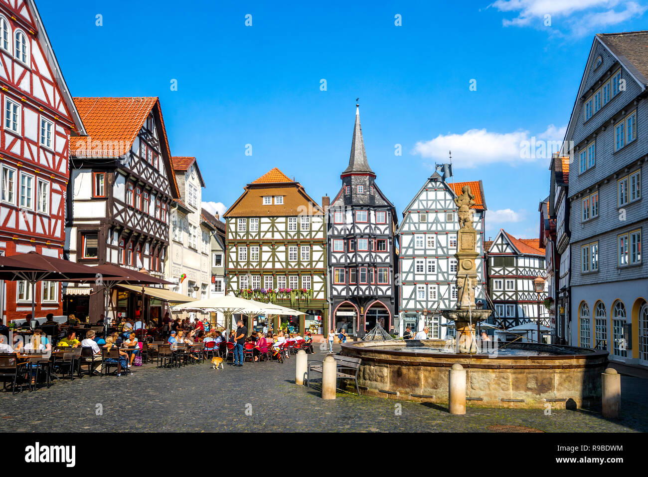 Market, Fritzlar, Germany Stock Photo Alamy