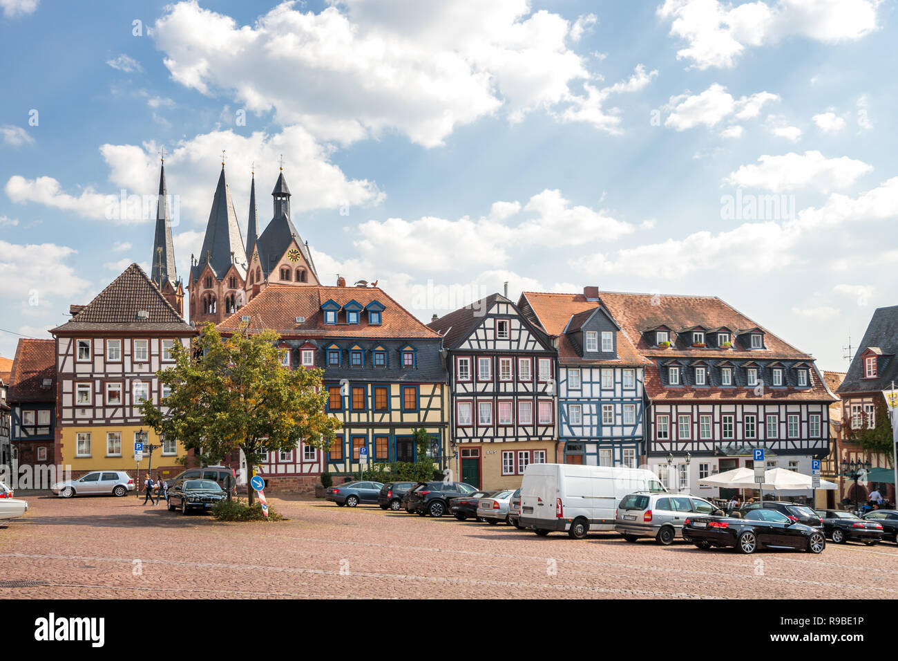 Gelnhausen, Market, Germany Stock Photo