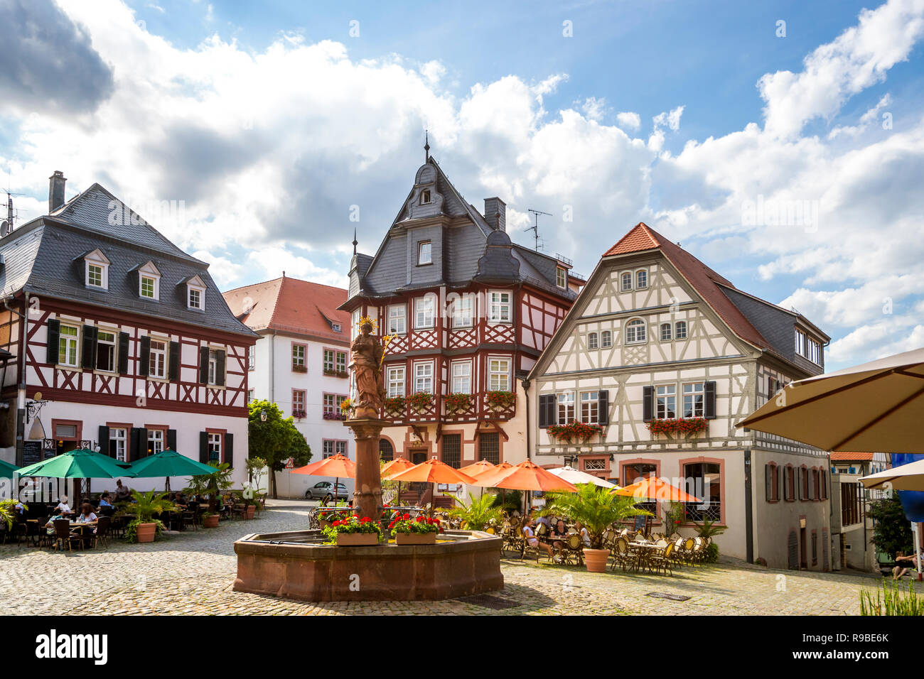 Heppenheim, Hessische Bergstrasse, Germany Stock Photo