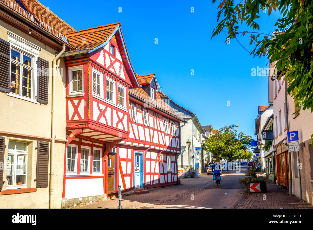 Historical City of Hofheim am Taunus, Germany Stock Photo