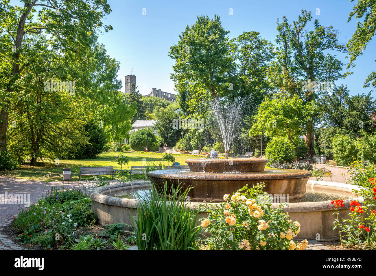 Historical City, Königstein im Taunus, Germany Stock Photo