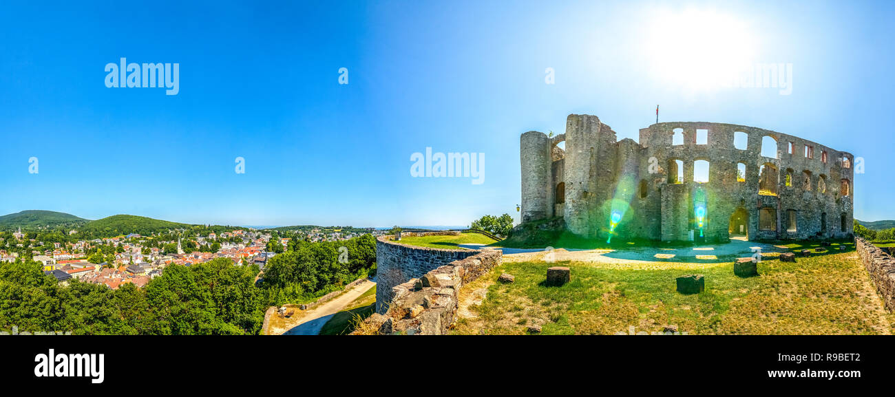 Castle, Königstein im Taunus, Germany Stock Photo