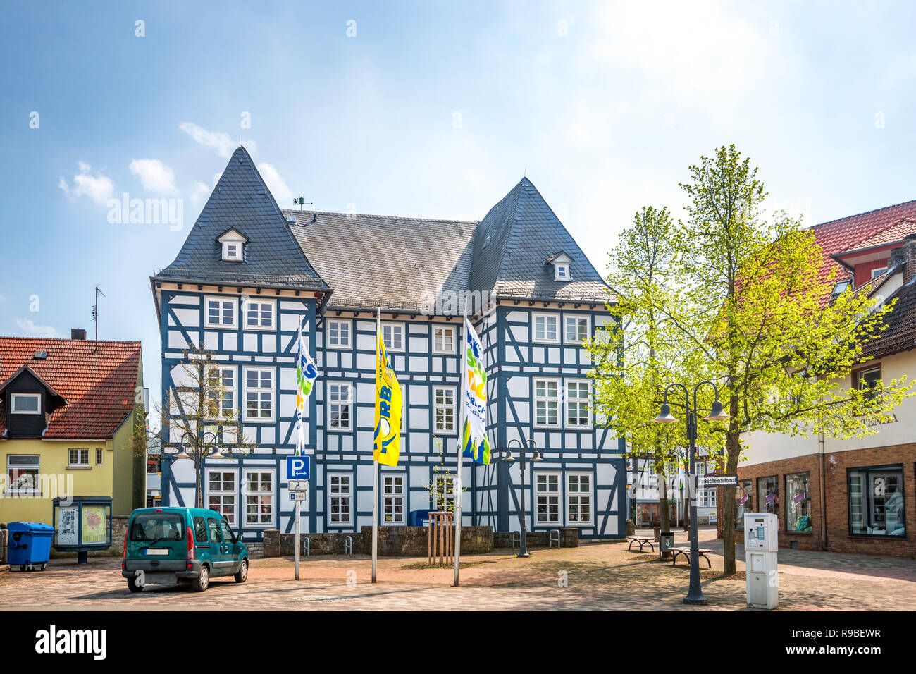 Town Hall, Korbach, Germany Stock Photo