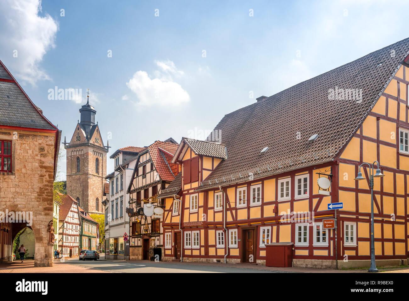 Kilians Church, Korbach, Germany Stock Photo