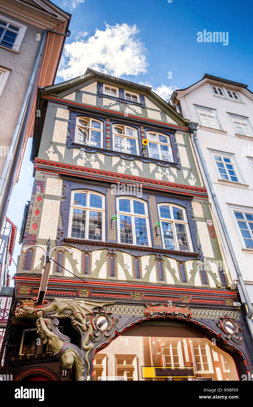 Historical City, Marburg an der Lahn Stock Photo Alamy