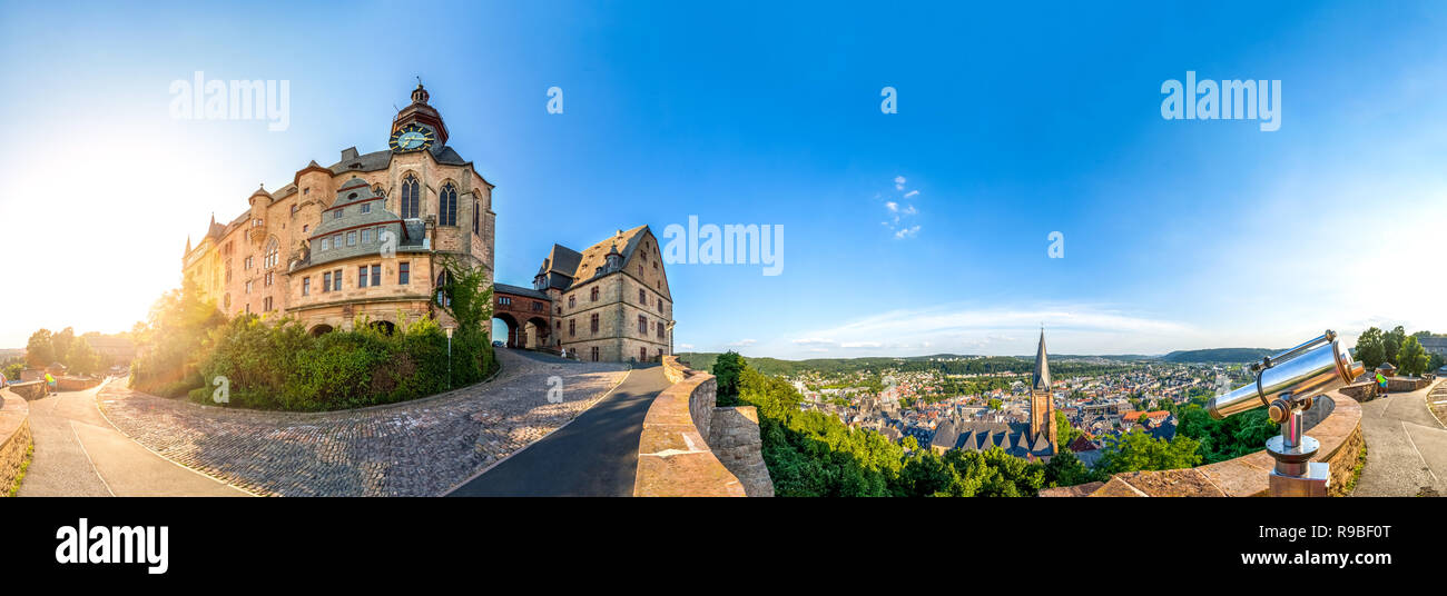 Castle, Marburg an der Lahn, Germany Stock Photo