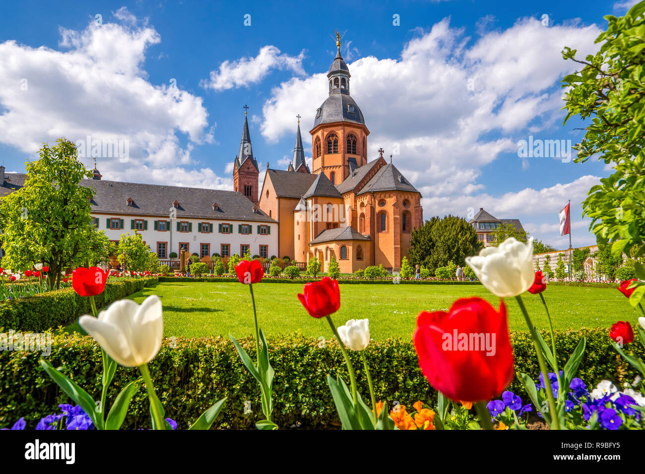 Abbey Seligenstadt, Germany Stock Photo