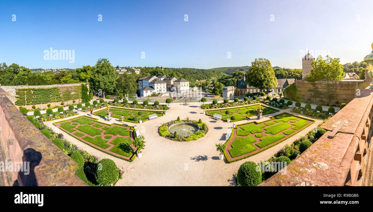 Castle, Weilburg, Germany Stock Photo