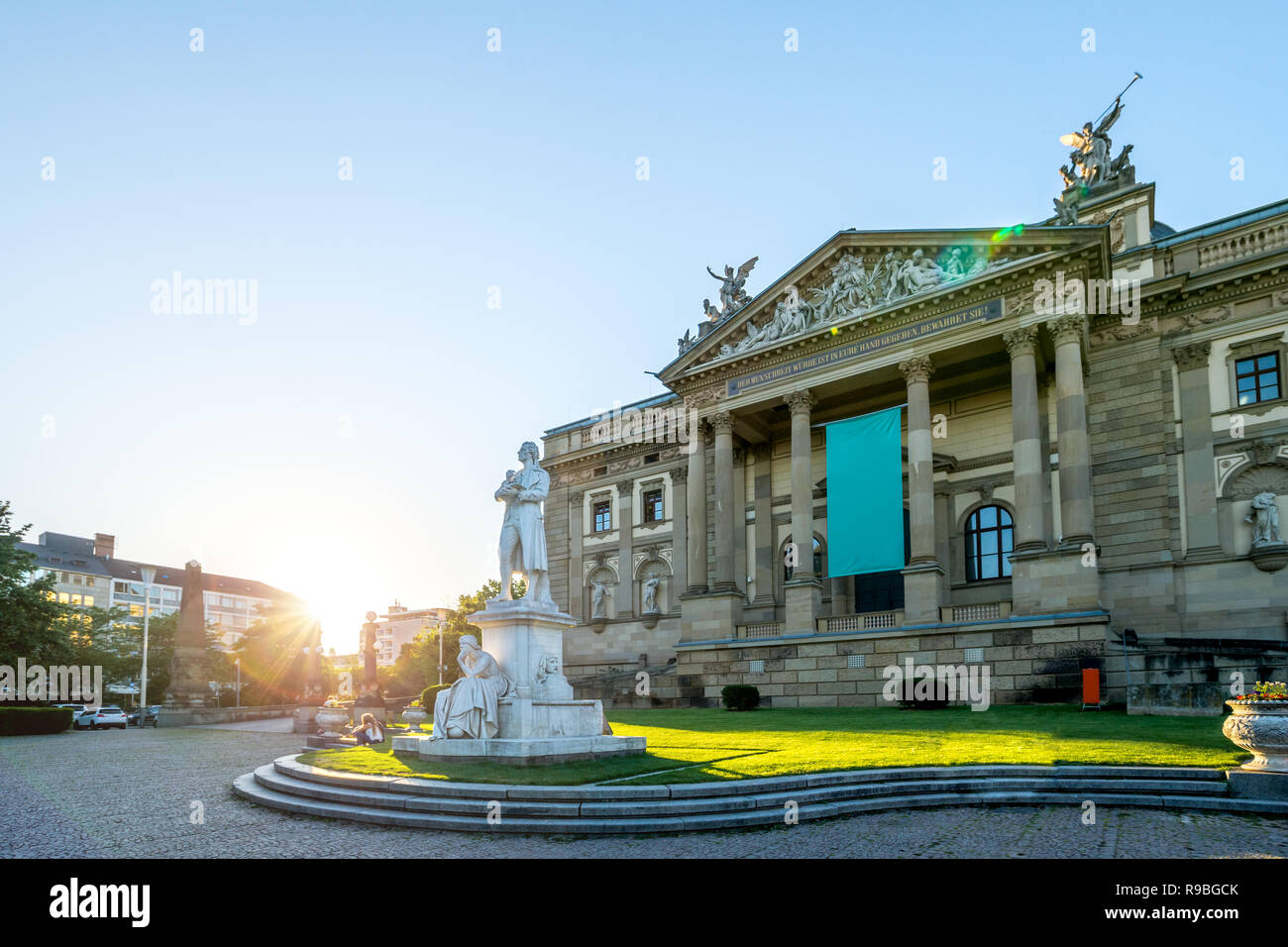 Wiesbaden, Park Theatre Stock Photo