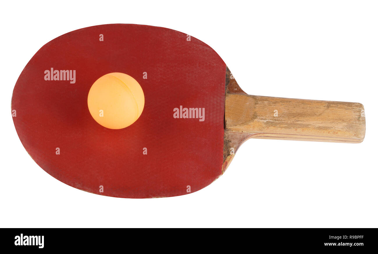table tennis bat isolated Stock Photo Alamy