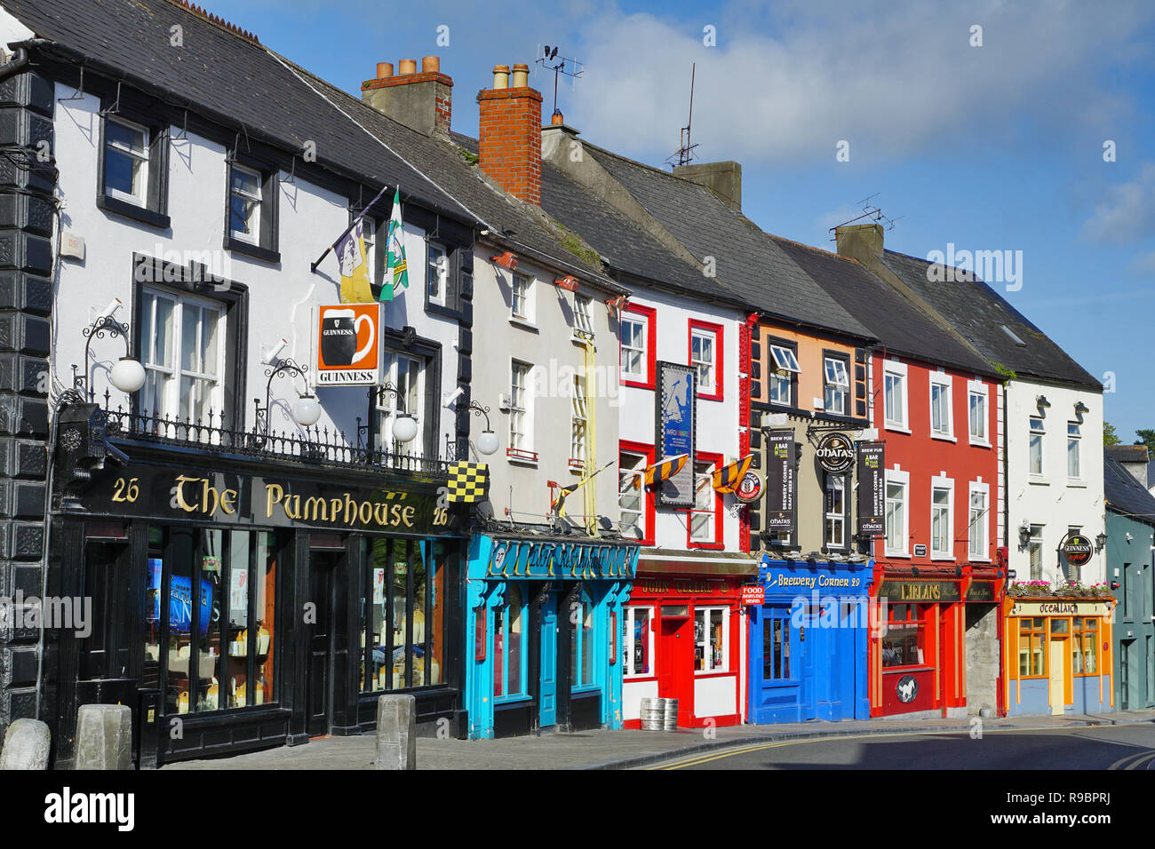 colorful old houses in Kilkenny, Ireland Stock Photo Alamy