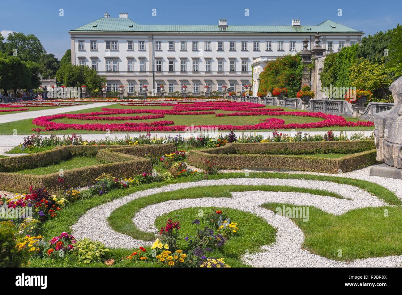 Mirabell Gardens and Mirabell Palace, Salzburg Austria Stock Photo Alamy