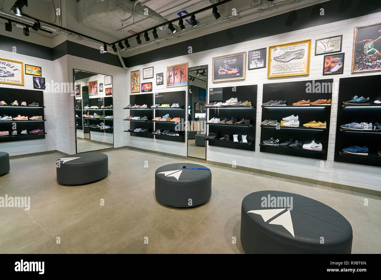 SAINT PETERSBURG, RUSSIA - CIRCA AUGUST, 2017: inside Reebok Classic store  at Galeria shopping center. Reebok Classic is a lifestyle shoe brand that c  Stock Photo - Alamy